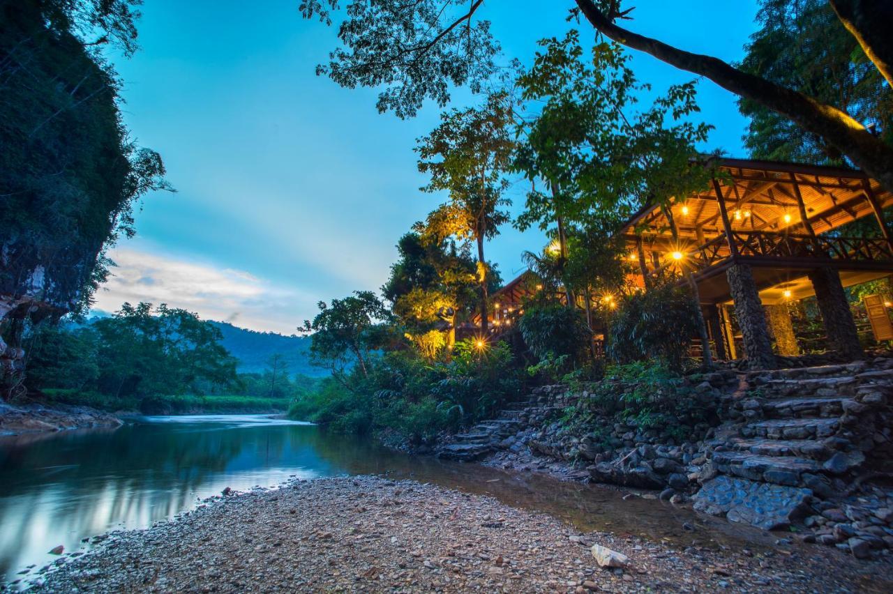 Art'S Riverview Lodge Khao Sok National Park Екстериор снимка
